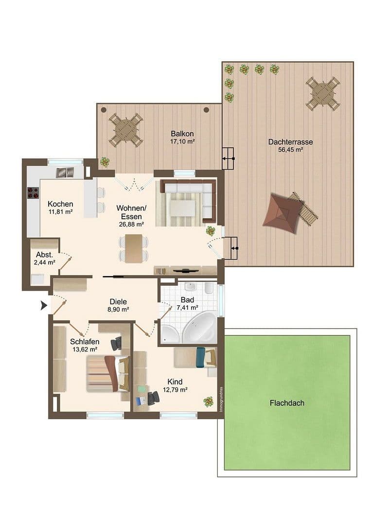 3 bedroom flat to rent, 107 m², Lahr/Schwarzwald, Baden-Württemberg 3 bedroom flat to rent, 107 m², Lahr/Schwarzwald, Baden-Württemberg