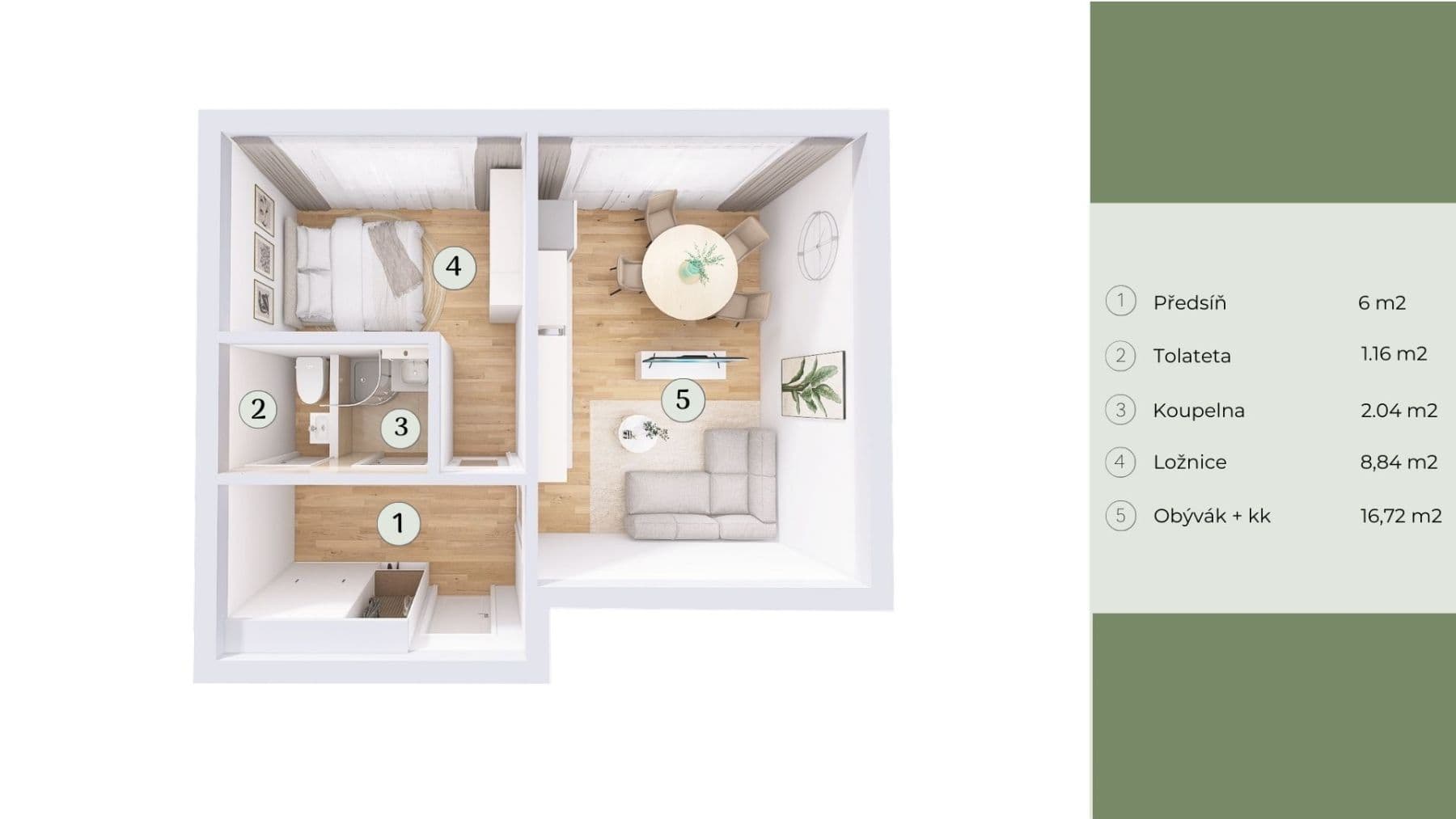 1 bedroom with open-plan kitchen flat for sale, 37 m², Evropská, Prague, Prague 1 bedroom with open-plan kitchen flat for sale, 37 m², Evropská, Prague, Prague