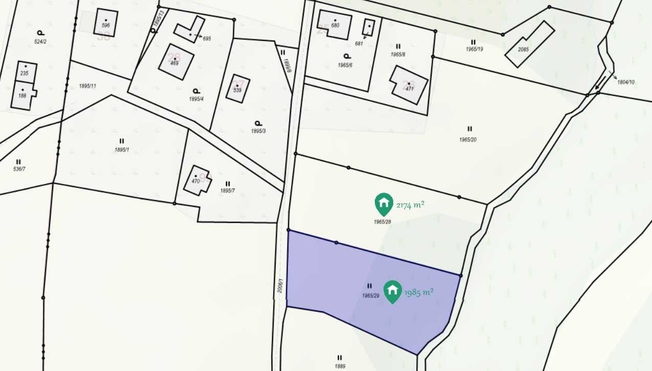 plot for sale, 2,174 m², Nová Ves, Liberecký Region plot for sale, 2,174 m², Nová Ves, Liberecký Region