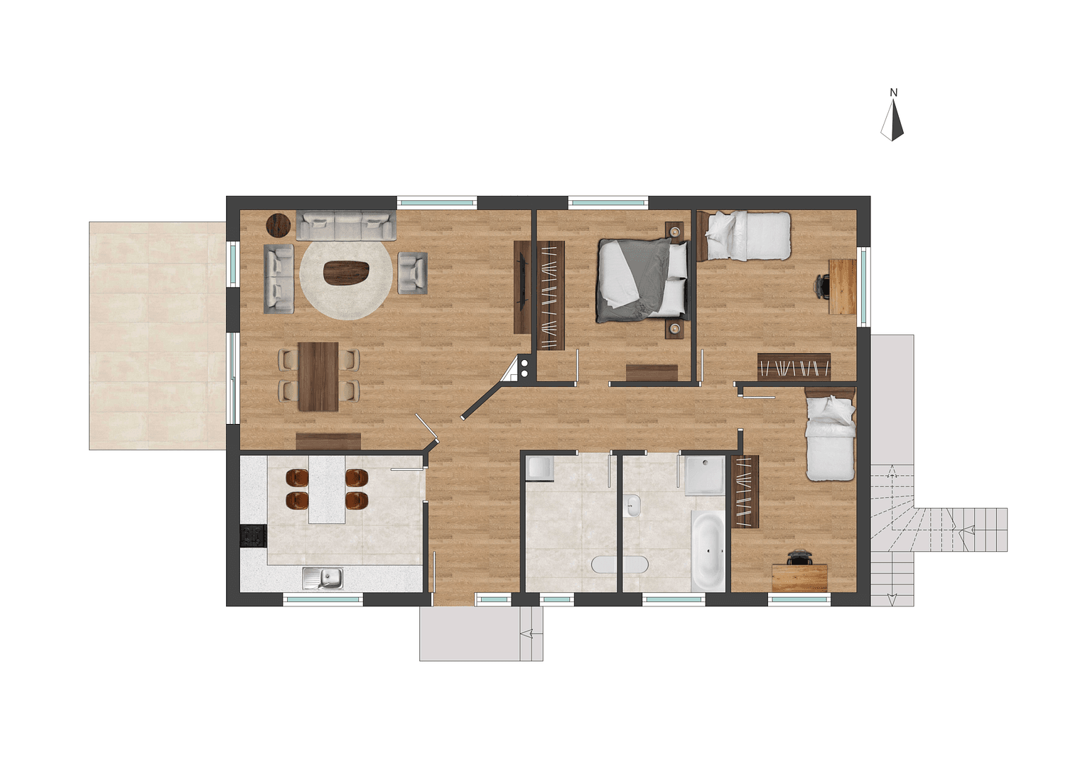 4 bedroom flat for sale, 108 m², Mühlenbecker Land, Brandenburg 4 bedroom flat for sale, 108 m², Mühlenbecker Land, Brandenburg