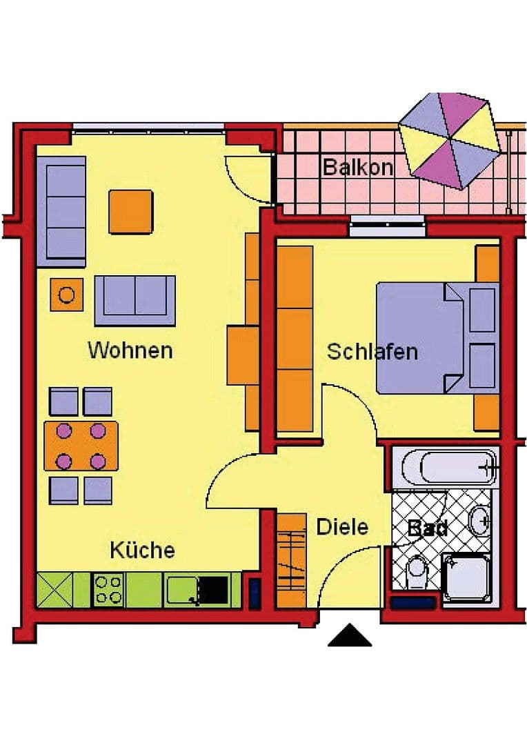 2 bedroom flat to rent, 51 m², Christian-Pabst-Weg 5, Bad Tölz, Bavaria 2 bedroom flat to rent, 51 m², Christian-Pabst-Weg 5, Bad Tölz, Bavaria