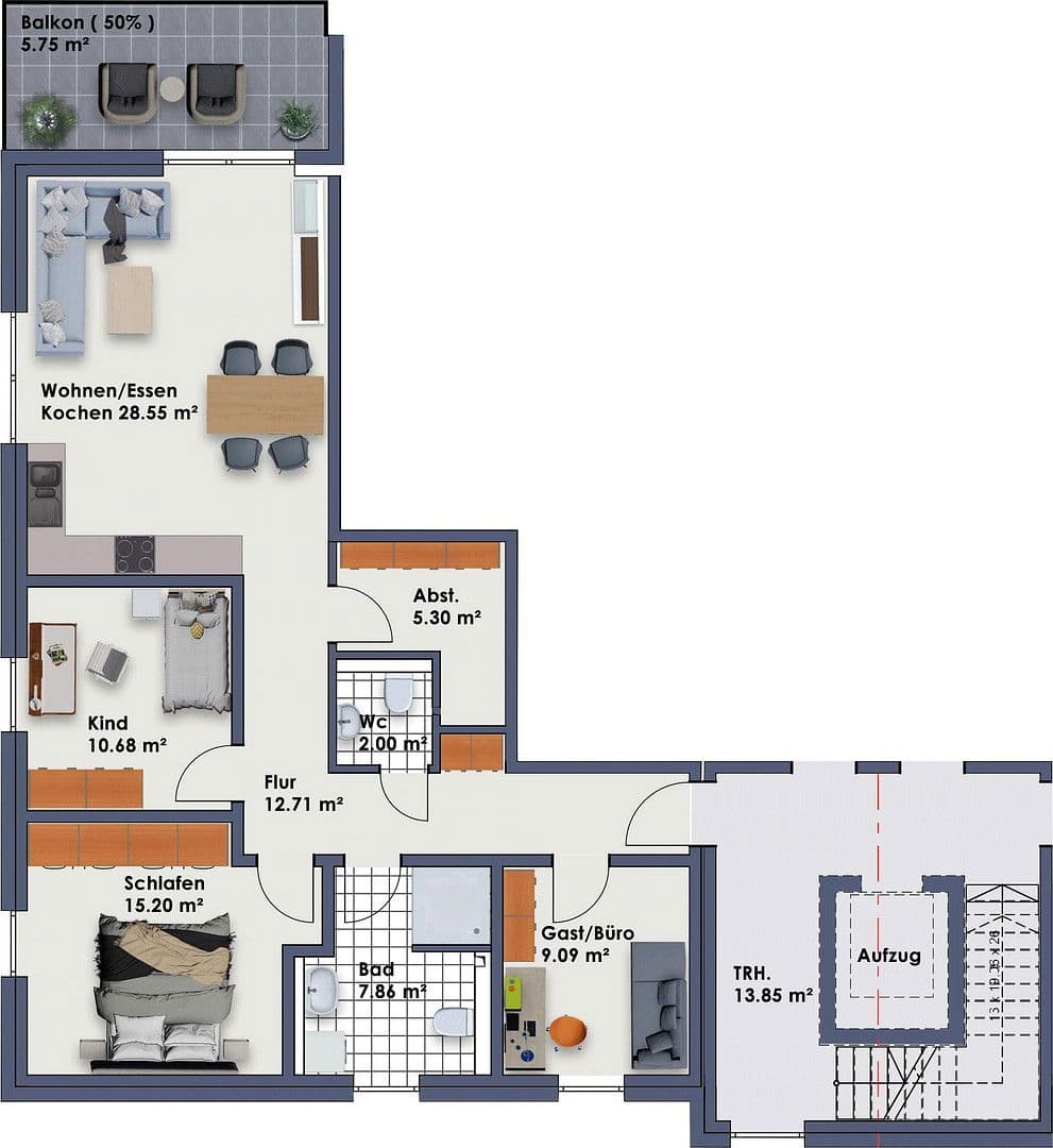 4 bedroom flat for sale, 98 m², Minderheideweg 15, Minden, North Rhine-Westphalia 4 bedroom flat for sale, 98 m², Minderheideweg 15, Minden, North Rhine-Westphalia
