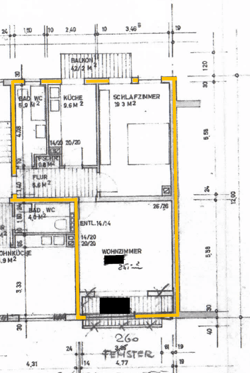 2 bedroom flat to rent, 67 m², Mannheim, Baden-Württemberg 2 bedroom flat to rent, 67 m², Mannheim, Baden-Württemberg