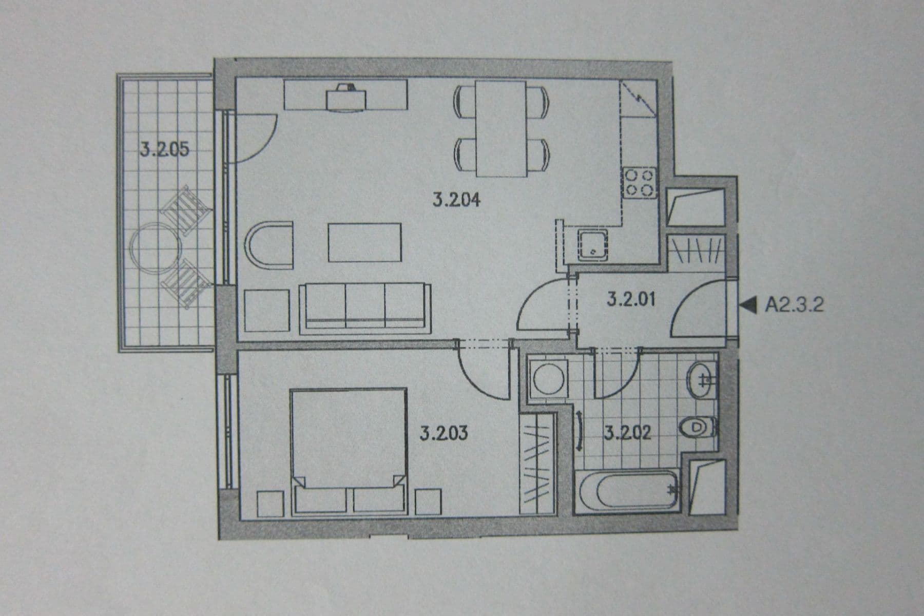 1 bedroom with open-plan kitchen flat to rent, 48 m², Za Mototechnou, Prague, Prague 1 bedroom with open-plan kitchen flat to rent, 48 m², Za Mototechnou, Prague, Prague