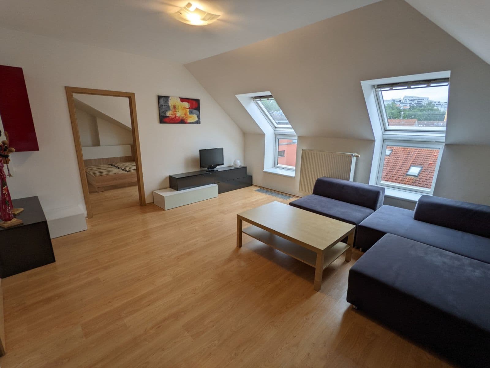 1 bedroom with open-plan kitchen flat to rent, 62 m², Na Lávce, Prague, Prague 1 bedroom with open-plan kitchen flat to rent, 62 m², Na Lávce, Prague, Prague