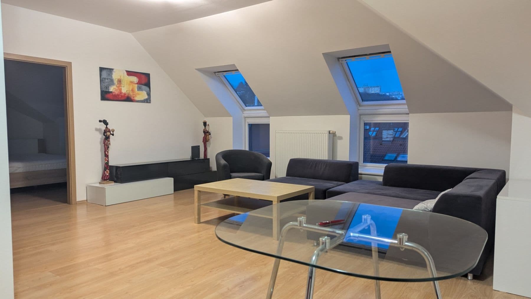 1 bedroom with open-plan kitchen flat to rent, 62 m², Na Lávce, Prague, Prague 1 bedroom with open-plan kitchen flat to rent, 62 m², Na Lávce, Prague, Prague