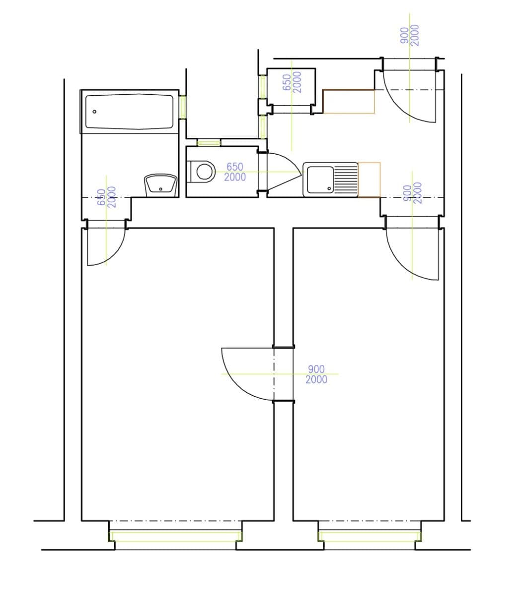1 bedroom with open-plan kitchen flat to rent, 45 m², Holandská, Prague, Prague 1 bedroom with open-plan kitchen flat to rent, 45 m², Holandská, Prague, Prague
