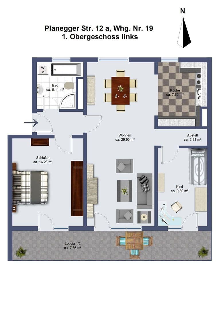 3 bedroom flat for sale, 82 m², Planegger Straße 12 A, München, Bavaria 3 bedroom flat for sale, 82 m², Planegger Straße 12 A, München, Bavaria
