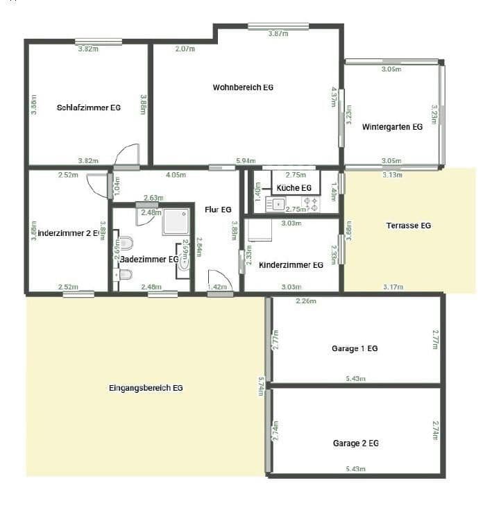 2 bedroom with open-plan kitchen flat to rent, 90 m², Bad Griesbach i.Rottal, Bavaria 2 bedroom with open-plan kitchen flat to rent, 90 m², Bad Griesbach i.Rottal, Bavaria