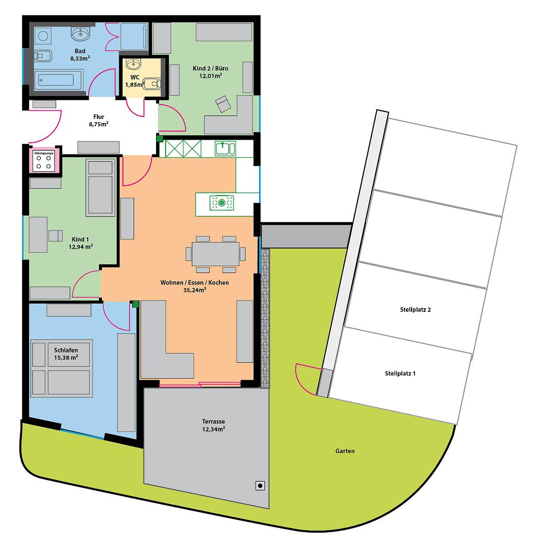 4 bedroom flat for sale, 102 m², Feucht, Bavaria 4 bedroom flat for sale, 102 m², Feucht, Bavaria