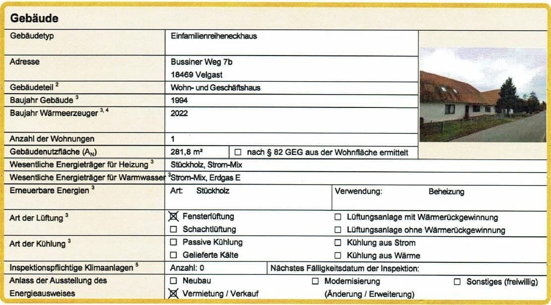 house for sale, 155 m², Bussiner Weg 7b, Velgast, Mecklenburg-Vorpommern house for sale, 155 m², Bussiner Weg 7b, Velgast, Mecklenburg-Vorpommern