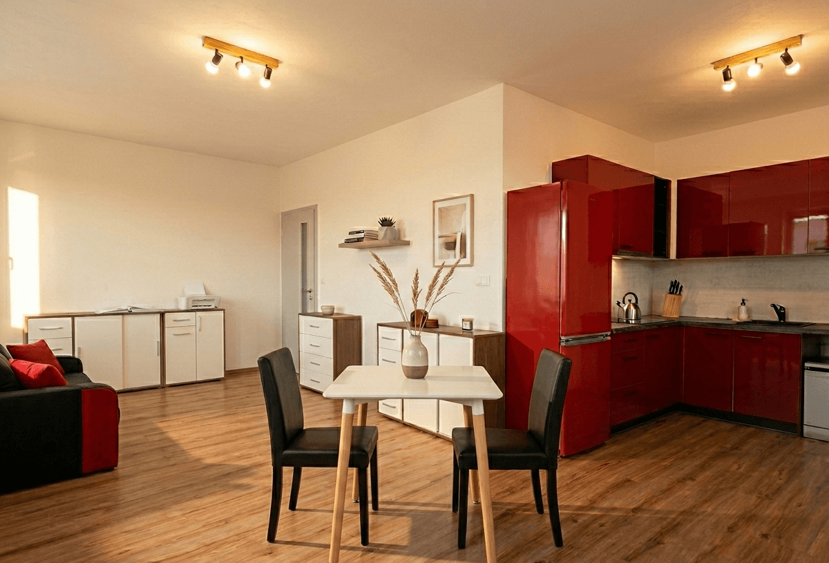1 bedroom with open-plan kitchen flat to rent, 54 m², Želetická, Prague, Prague 1 bedroom with open-plan kitchen flat to rent, 54 m², Želetická, Prague, Prague