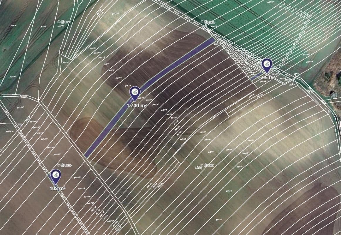 plot for sale, 43,527 m², Dobročkovice, Jihomoravský Region plot for sale, 43,527 m², Dobročkovice, Jihomoravský Region