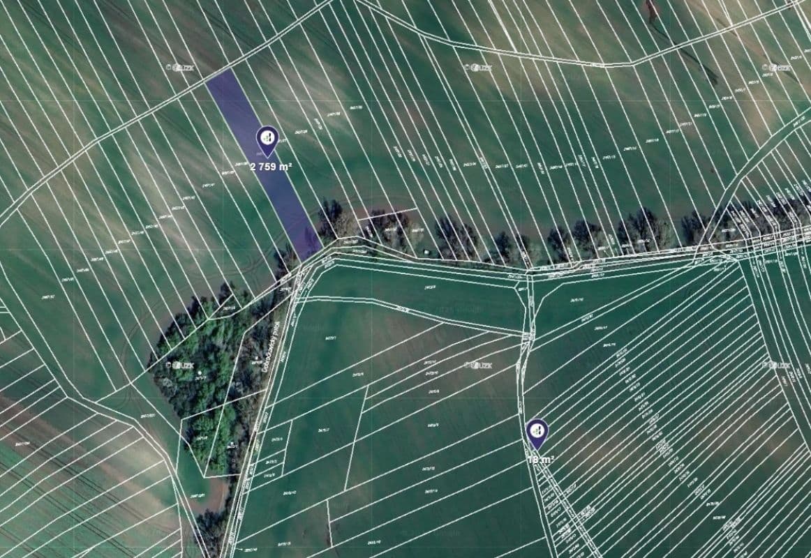 plot for sale, 43,527 m², Dobročkovice, Jihomoravský Region plot for sale, 43,527 m², Dobročkovice, Jihomoravský Region