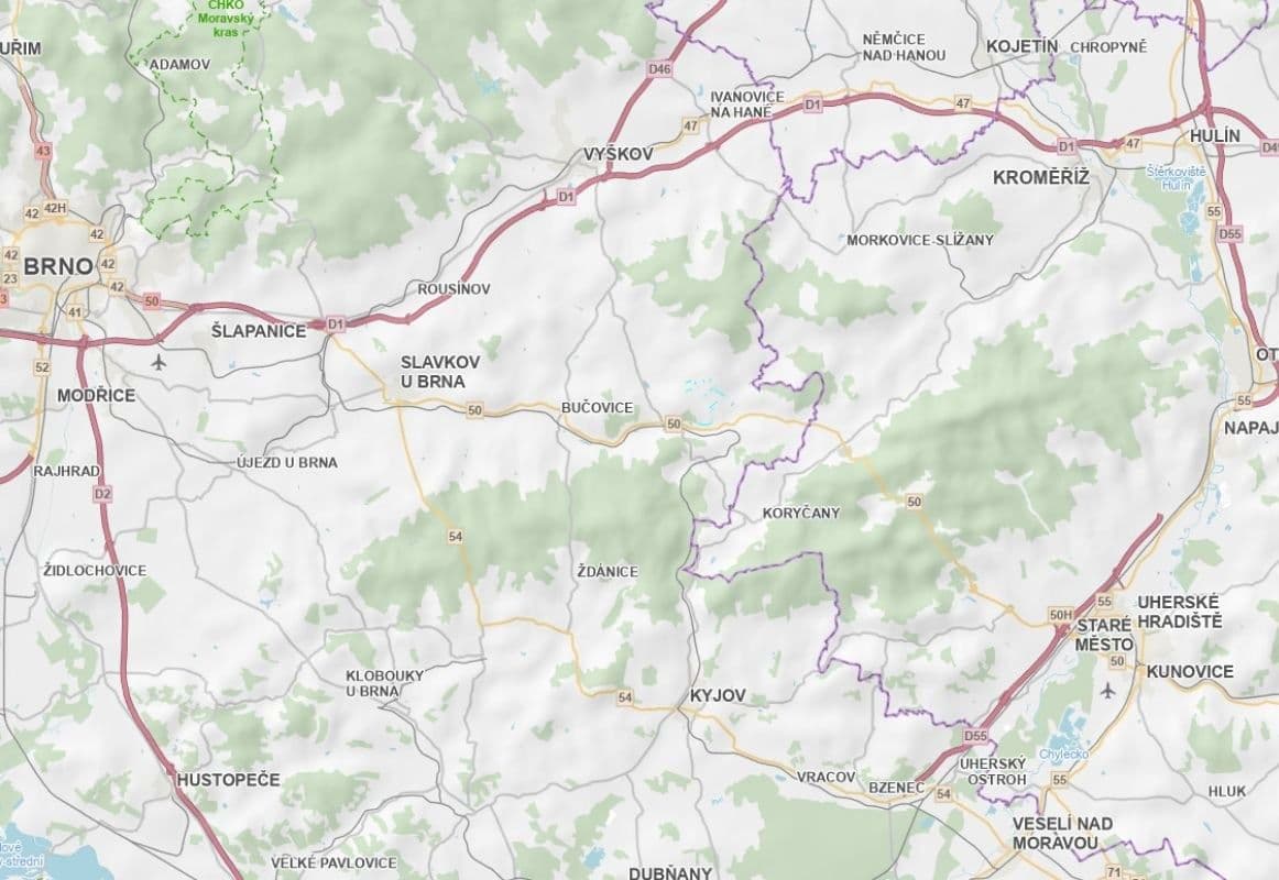 plot for sale, 43,527 m², Dobročkovice, Jihomoravský Region plot for sale, 43,527 m², Dobročkovice, Jihomoravský Region