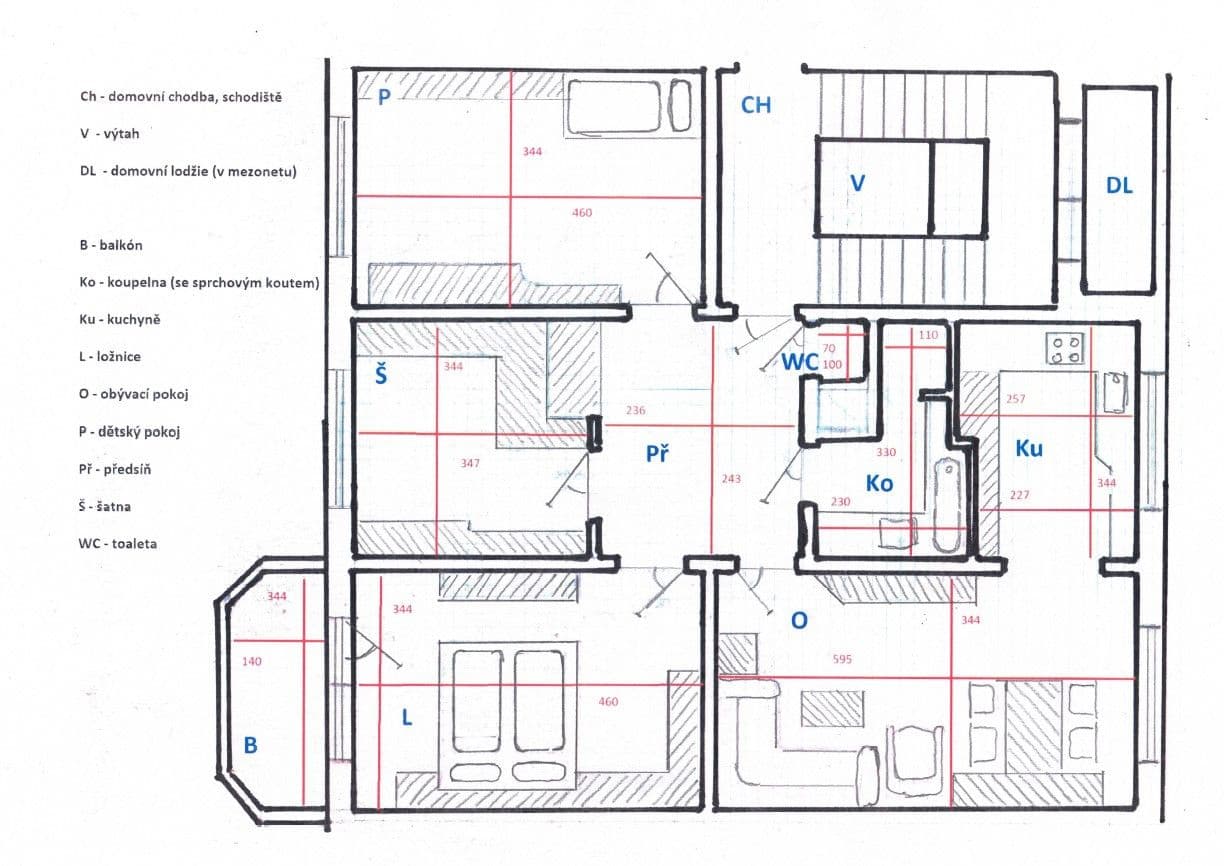 3 bedroom with open-plan kitchen flat for sale, 93 m², Turgeněvova, Brno, Jihomoravský Region 3 bedroom with open-plan kitchen flat for sale, 93 m², Turgeněvova, Brno, Jihomoravský Region