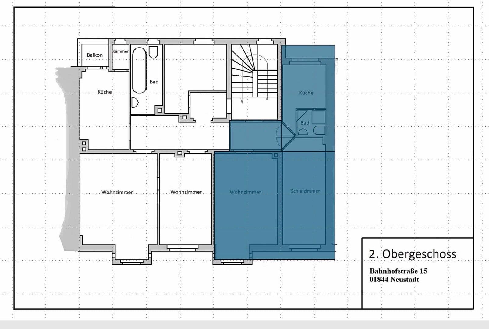 3 bedroom flat to rent, 81 m², Bahnhofstraße 15, Neustadt in Sachsen, Saxony 3 bedroom flat to rent, 81 m², Bahnhofstraße 15, Neustadt in Sachsen, Saxony