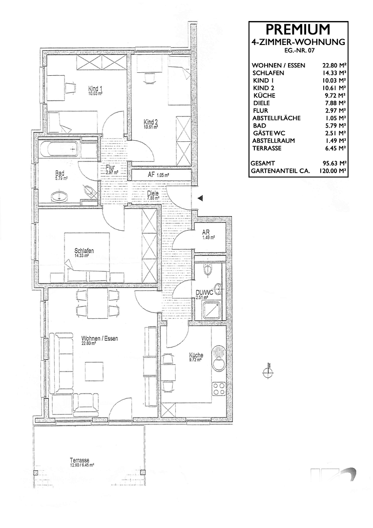 4 bedroom flat for sale, 96 m², Fürth, Bavaria 4 bedroom flat for sale, 96 m², Fürth, Bavaria