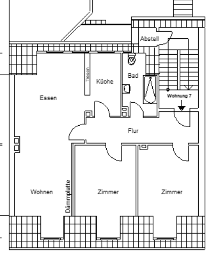 2 bedroom with open-plan kitchen flat to rent, 90 m², Buschhausener Straße 72, Oberhausen, North Rhine-Westphalia 2 bedroom with open-plan kitchen flat to rent, 90 m², Buschhausener Straße 72, Oberhausen, North Rhine-Westphalia