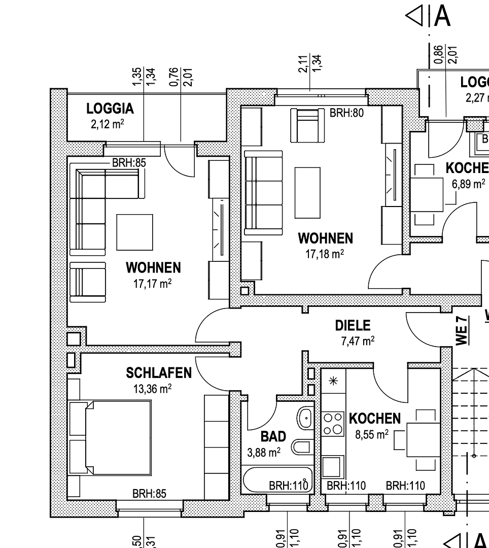 2 bedroom flat to rent, 53 m², Ottostr. 5, Hamm, North Rhine-Westphalia 2 bedroom flat to rent, 53 m², Ottostr. 5, Hamm, North Rhine-Westphalia