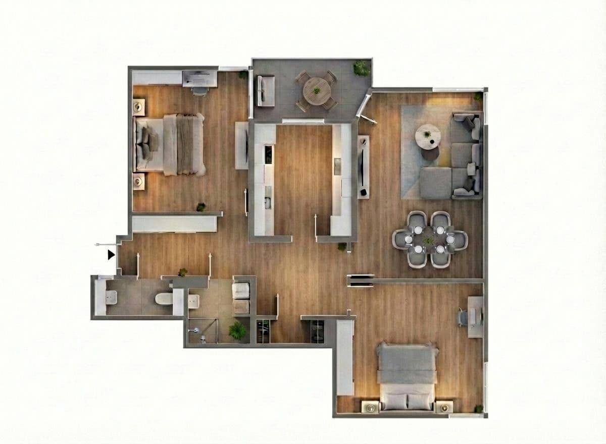 3 bedroom flat for sale, 79 m², Vornholzstraße 38, Passau, Bavaria 3 bedroom flat for sale, 79 m², Vornholzstraße 38, Passau, Bavaria