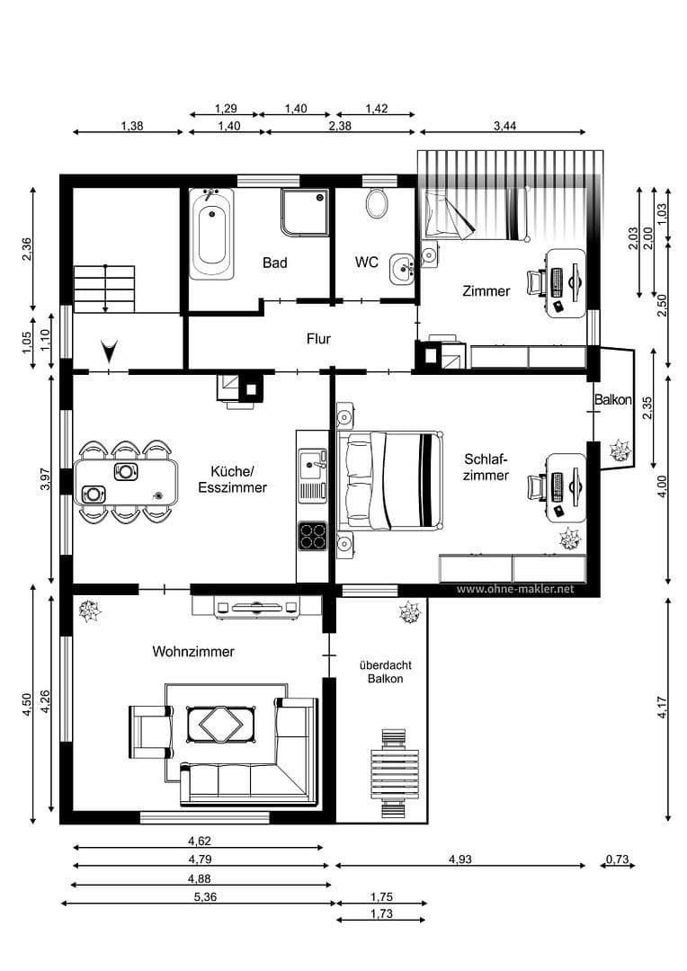 2 bedroom with open-plan kitchen flat to rent, 85 m², Neuenstadt am Kocher, Baden-Württemberg 2 bedroom with open-plan kitchen flat to rent, 85 m², Neuenstadt am Kocher, Baden-Württemberg