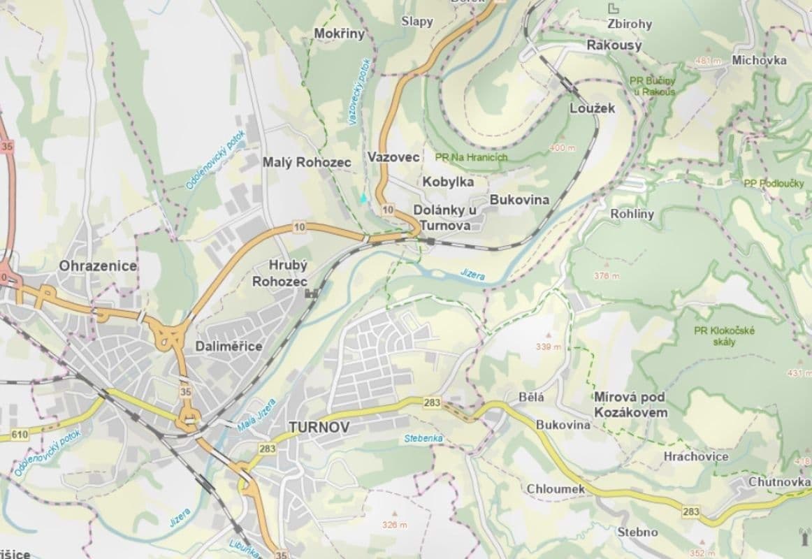 plot for sale, 1,735 m², Turnov, Liberecký Region plot for sale, 1,735 m², Turnov, Liberecký Region