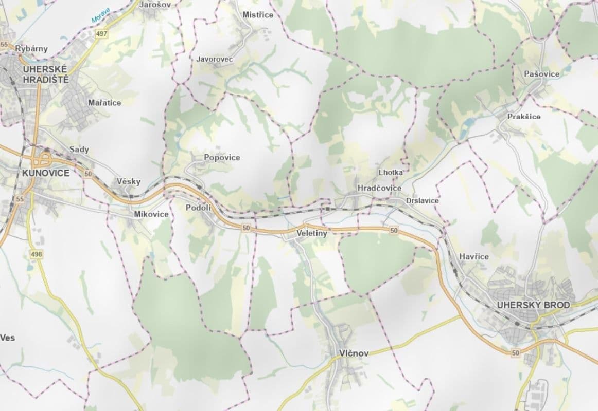 plot for sale, 1,421 m², Popovice, Zlínský Region plot for sale, 1,421 m², Popovice, Zlínský Region