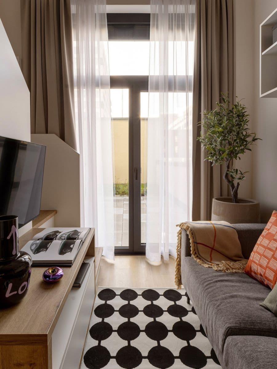 Studio flat to rent, 34 m², Poděbradská, Prague, Prague Studio flat to rent, 34 m², Poděbradská, Prague, Prague