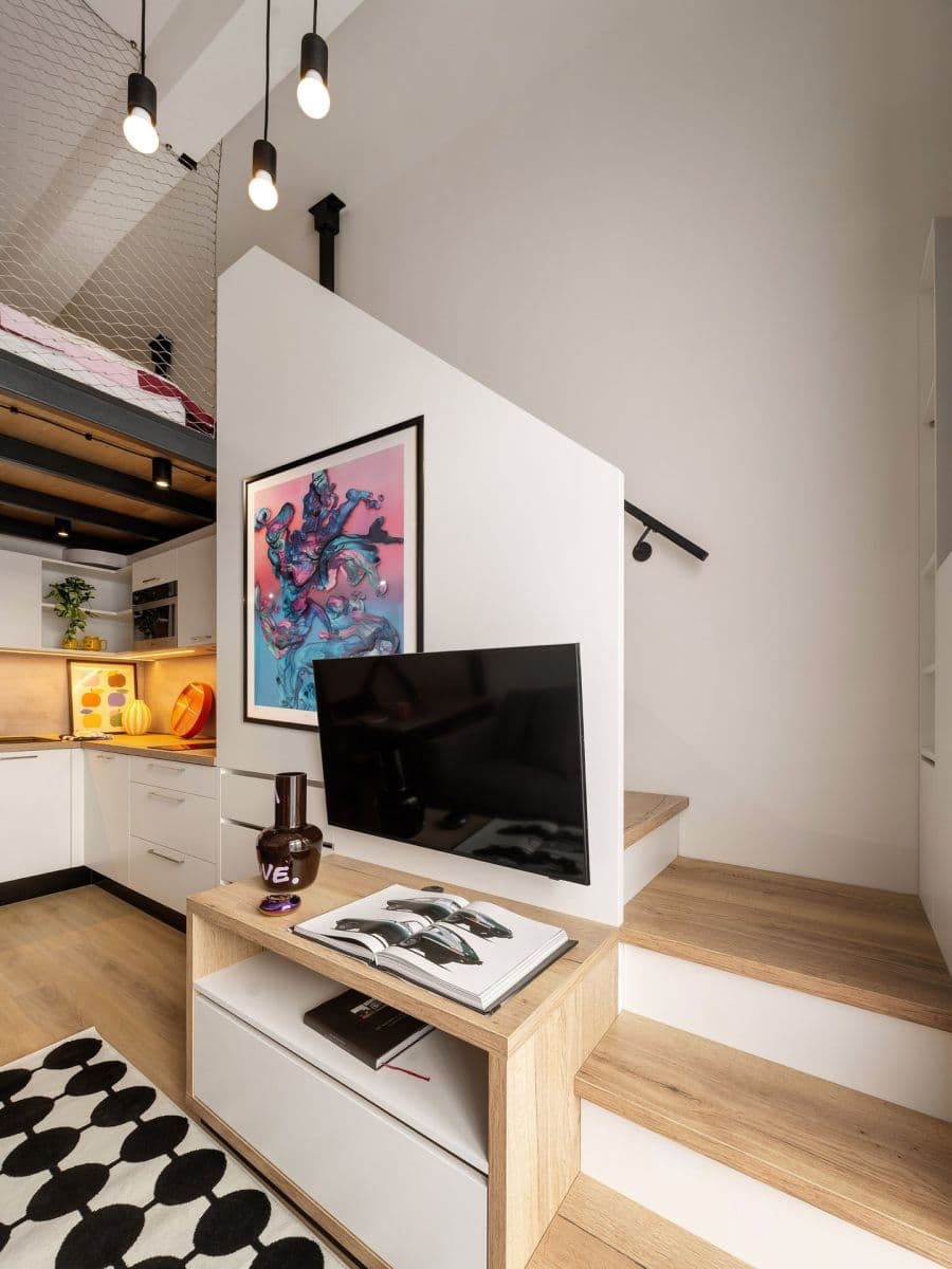 Studio flat to rent, 34 m², Poděbradská, Prague, Prague Studio flat to rent, 34 m², Poděbradská, Prague, Prague