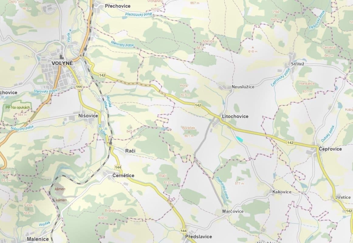 plot for sale, 3,149 m², Litochovice, Jihočeský Region plot for sale, 3,149 m², Litochovice, Jihočeský Region