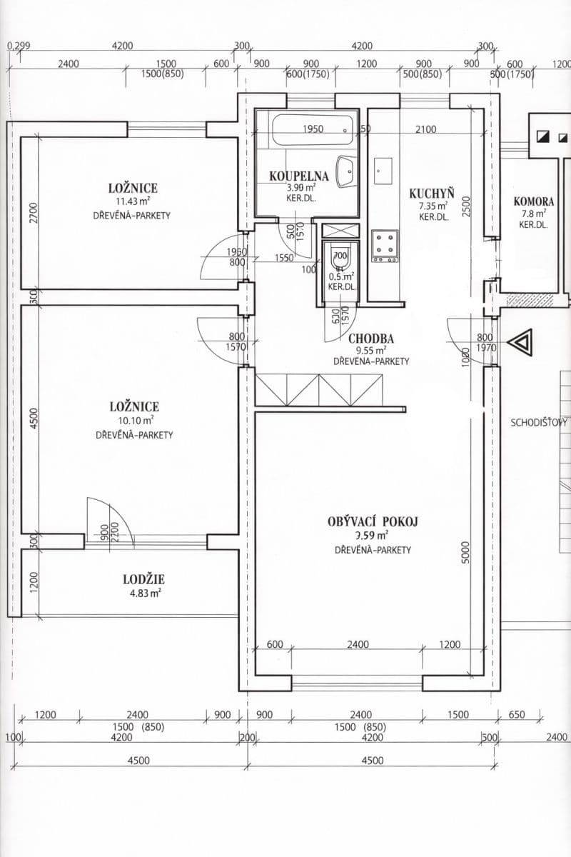 3 bedroom flat to rent, 75 m², Horní, Úžice, Středočeský Region 3 bedroom flat to rent, 75 m², Horní, Úžice, Středočeský Region