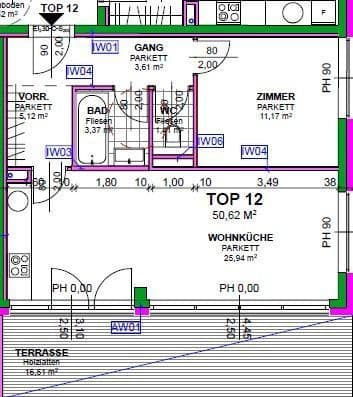 2 bedroom flat to rent, 51 m², Heiligenstädter Straße 395a, Wien, Vienna 2 bedroom flat to rent, 51 m², Heiligenstädter Straße 395a, Wien, Vienna