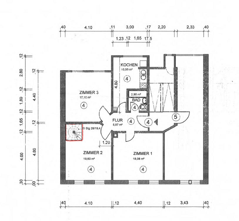 4 bedroom flat for sale, 86 m², Ganghoferstraße 4, Pforzheim, Baden-Württemberg 4 bedroom flat for sale, 86 m², Ganghoferstraße 4, Pforzheim, Baden-Württemberg