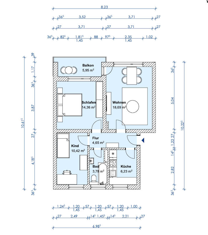 2 bedroom with open-plan kitchen flat to rent, 65 m², Coesfelder Str. 20, Dülmen, North Rhine-Westphalia 2 bedroom with open-plan kitchen flat to rent, 65 m², Coesfelder Str. 20, Dülmen, North Rhine-Westphalia