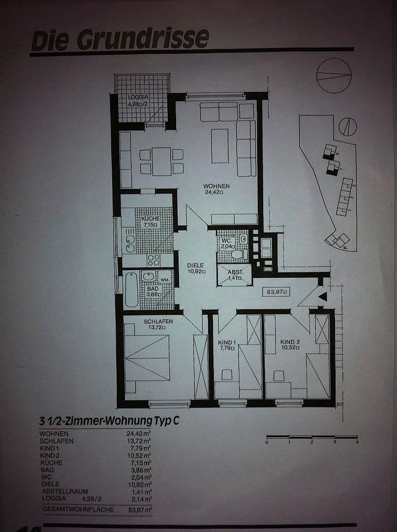 2 bedroom with open-plan kitchen flat to rent, 84 m², Hamburg, Hamburg 2 bedroom with open-plan kitchen flat to rent, 84 m², Hamburg, Hamburg