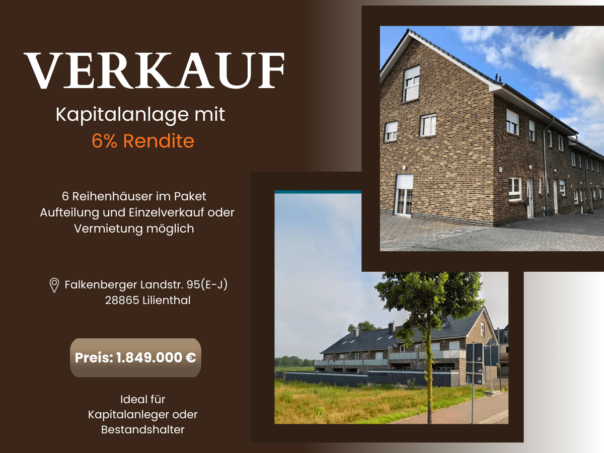 house for sale, 140 m², Falkenberger Landstr. 95 e-j, 28865 Lilienthal, Lilienthal, Lower Saxony house for sale, 140 m², Falkenberger Landstr. 95 e-j, 28865 Lilienthal, Lilienthal, Lower Saxony