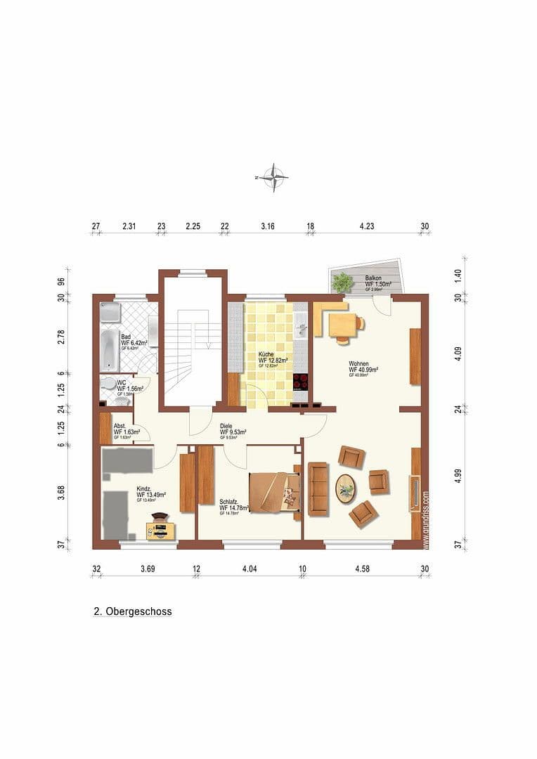4 bedroom flat to rent, 103 m², Liebknechtstraße 94, Oberhausen, North Rhine-Westphalia 4 bedroom flat to rent, 103 m², Liebknechtstraße 94, Oberhausen, North Rhine-Westphalia