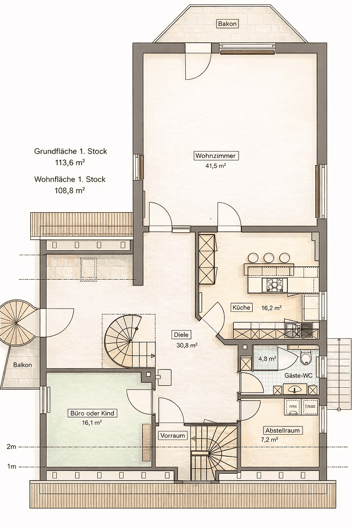 3 bedroom with open-plan kitchen flat for sale, 171 m², Henfenfeld, Bavaria 3 bedroom with open-plan kitchen flat for sale, 171 m², Henfenfeld, Bavaria