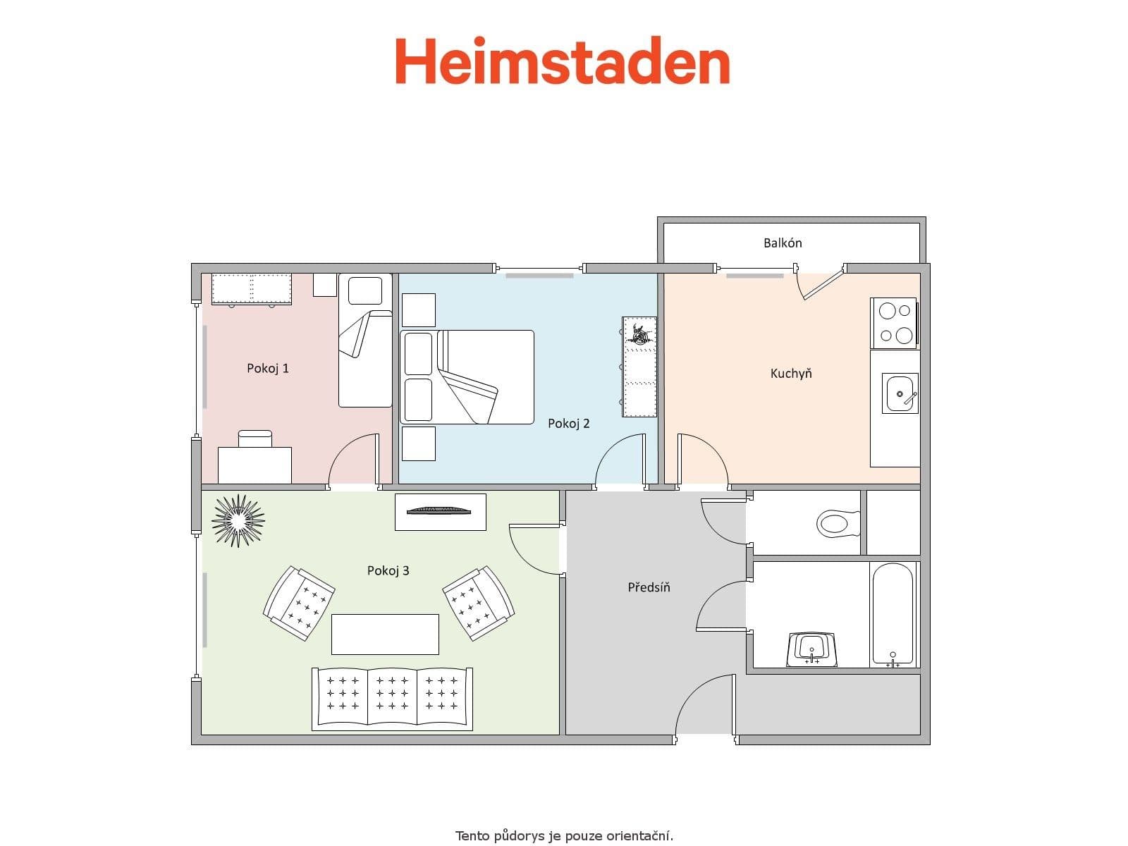 3 bedroom flat to rent, 66 m², Janského, Karviná, Moravskoslezský Region 3 bedroom flat to rent, 66 m², Janského, Karviná, Moravskoslezský Region