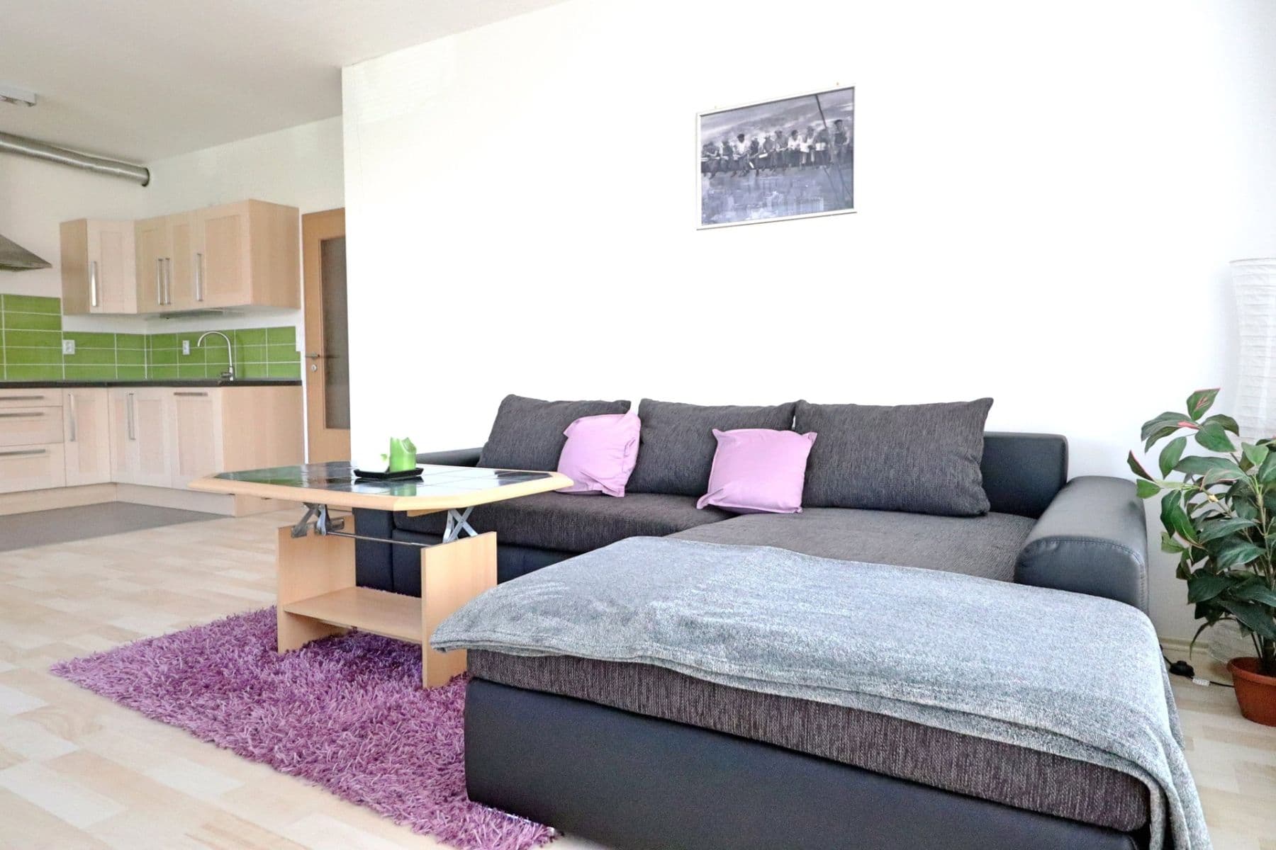 2 bedroom with open-plan kitchen flat to rent, 81 m², Sicherova, Prague, Prague 2 bedroom with open-plan kitchen flat to rent, 81 m², Sicherova, Prague, Prague