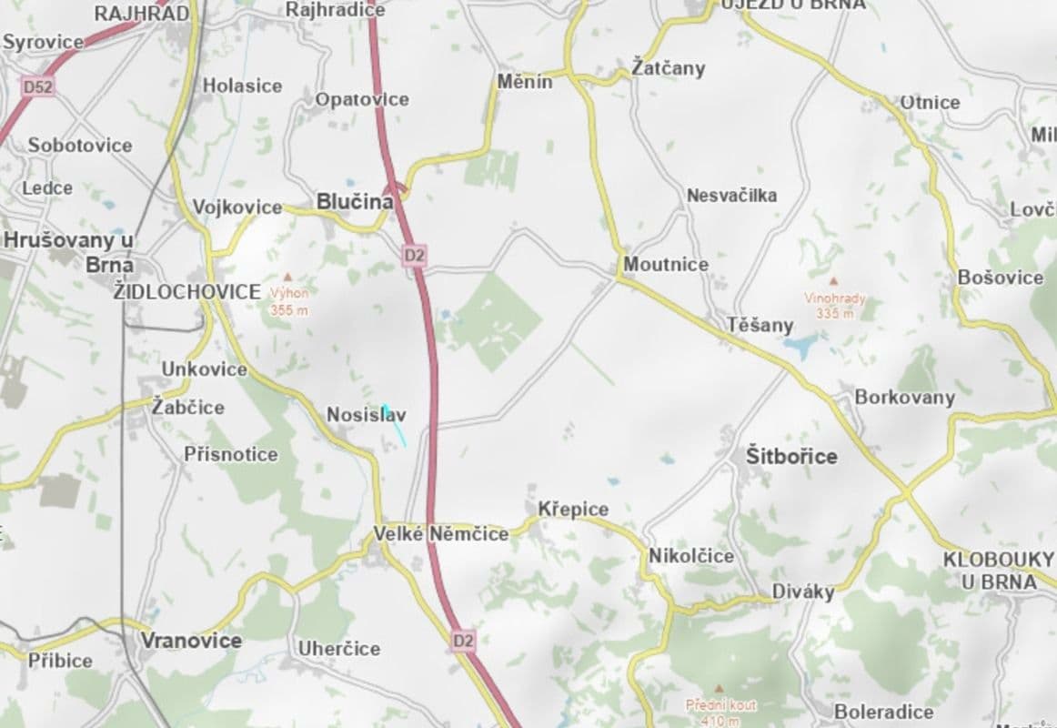 plot for sale, 1,476 m², Nosislav, Jihomoravský Region plot for sale, 1,476 m², Nosislav, Jihomoravský Region