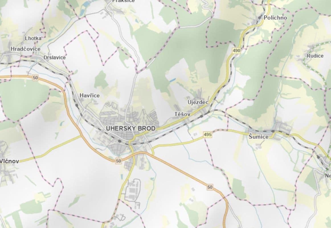 plot for sale, 10,026 m², Uherský Brod, Zlínský Region plot for sale, 10,026 m², Uherský Brod, Zlínský Region