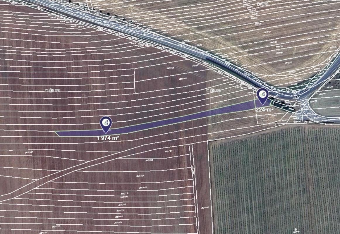 plot for sale, 2,198 m², Hluk, Zlínský Region plot for sale, 2,198 m², Hluk, Zlínský Region