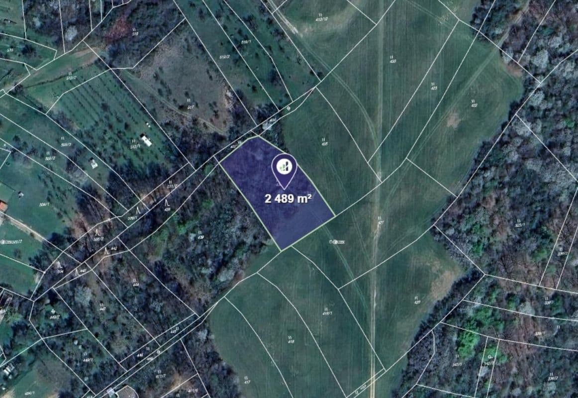 plot for sale, 2,489 m², Košíky, Zlínský Region plot for sale, 2,489 m², Košíky, Zlínský Region