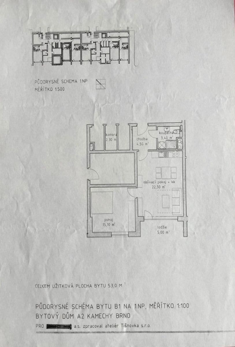 1 bedroom with open-plan kitchen flat for sale, 48 m², Hvozdecká, Brno, Jihomoravský Region 1 bedroom with open-plan kitchen flat for sale, 48 m², Hvozdecká, Brno, Jihomoravský Region