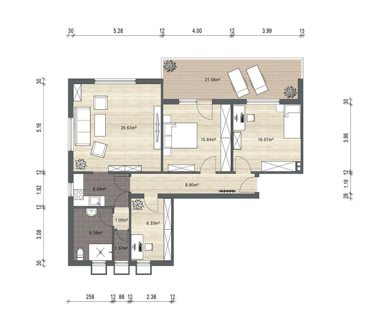 4 bedroom flat for sale, 91 m², Zum Ehranger Wald 11, Trier, Rhineland-Palatinate 4 bedroom flat for sale, 91 m², Zum Ehranger Wald 11, Trier, Rhineland-Palatinate
