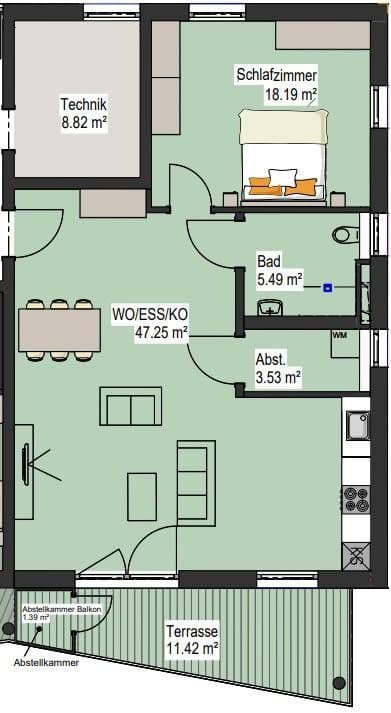 2 bedroom flat to rent, 85 m², Im Dorf 100B, Nordrach, Baden-Württemberg 2 bedroom flat to rent, 85 m², Im Dorf 100B, Nordrach, Baden-Württemberg