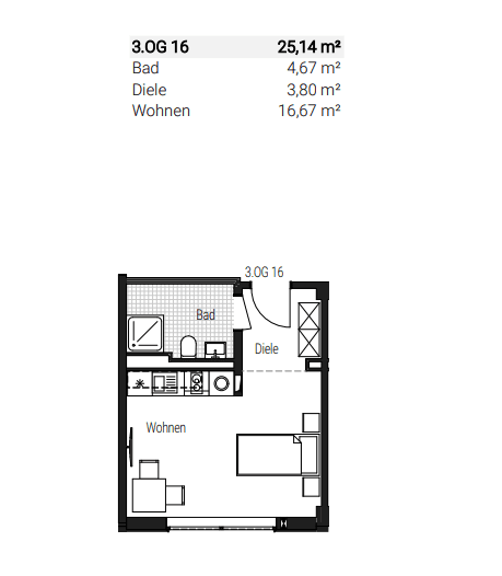 1 bedroom flat to rent, 26 m², Steinbühler Straße 4-6, Nürnberg, Bavaria 1 bedroom flat to rent, 26 m², Steinbühler Straße 4-6, Nürnberg, Bavaria