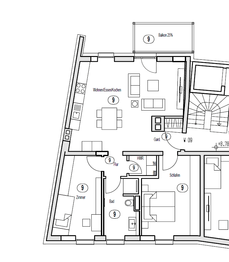 3 bedroom flat for sale, 77 m², Stadelmannstraße 31, Aschaffenburg, Bavaria 3 bedroom flat for sale, 77 m², Stadelmannstraße 31, Aschaffenburg, Bavaria